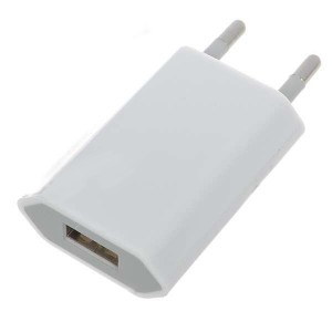Ultra-mini zasilacz / ładowarka USB dla iPhone 3GS / 4 - biały