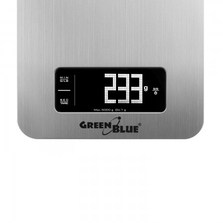 GreenBlue GB170 Cyfrowa waga kuchenna z minutnikiem do 5kg / 1g