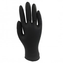 BRELA Pro Care L Rękawice nitrylowe czarne bezpudrowe D5000